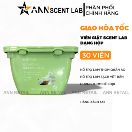 Viên Giặt Xả SCENT LAB 5in1 Nhật Bản Dạng Hộp Cao Cấp 30 Viên - 6977239070323