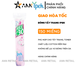 Bông Tẩy Trang Ipek Mềm Mại Cho Da 150 Miếng - 8691275000523