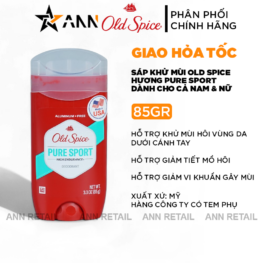 Sáp Khử Mùi Old Spice Hương Pure Sport Màu Đỏ 85g - Dành Cho Cả Nam&Nữ - 012044038918