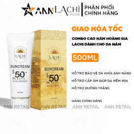 Kem Chống Nắng Lachi Cheese SPF 50+ Royal Sunscreen - Phiên Bản Mới - KCNLACHI