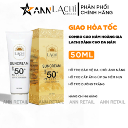 Kem Chống Nắng Lachi Cheese SPF 50+ Royal Sunscreen 50ml - Phiên Bản Mới - KCNLACHI