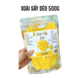 Xoài Sấy Dẻo Túi Zip Thơm Ngon 500g - XSDRZ500