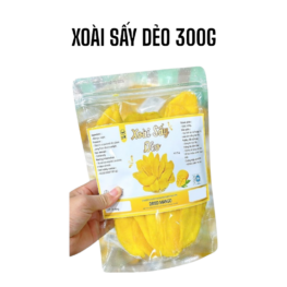 Xoài Sấy Dẻo Túi Zip 300g - XSDTZ300