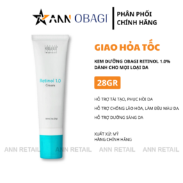 Kem Dưỡng Da Obagi Retinol Cream 1.0% 28g - Chống Lão Hóa & Tái Tạo Da - OBAGI01