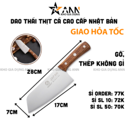 Dao Thái Thịt Cá Cao Cấp - Dao Nhật Bản Siêu Sắc - DTTC01