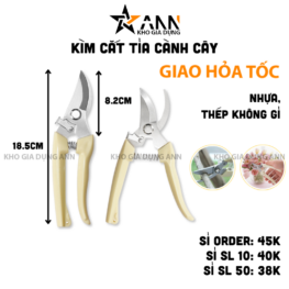 Kéo Cắt Cành Cây - Kìm Cắt Cành Kéo Cắt Tỉa Cành Cây Siêu Sắc 18.5cm - KCCC01