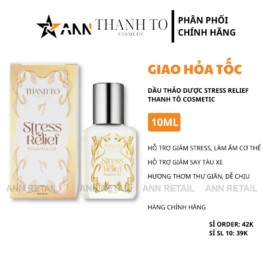 Dầu Gió Thảo Dược Thanh Tô Cosmetic Hỗ Trợ Giảm Stress 10ml - DGTDTT