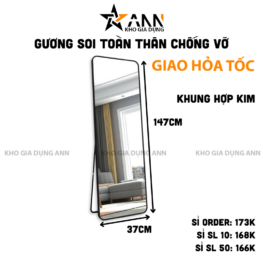 Gương Soi Toàn Thân - Giương Treo Trường Cao Cấp 147x37cm - GSTT01