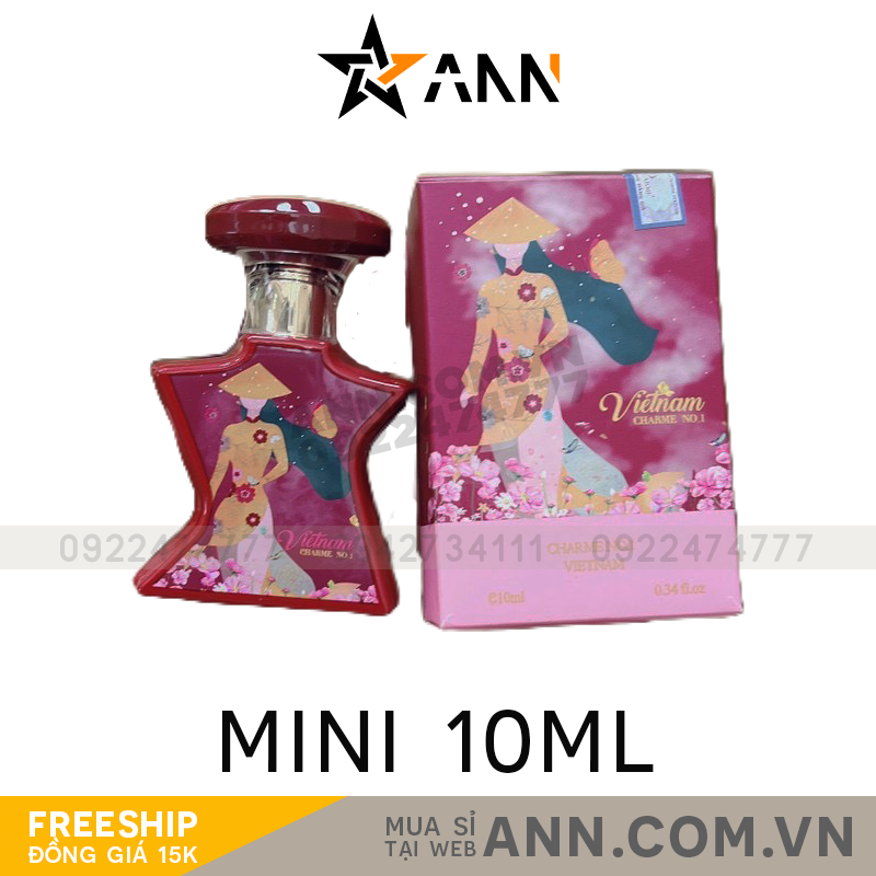 Nước Hoa Mini 10ml Charme Việt Nam - 8936194691309