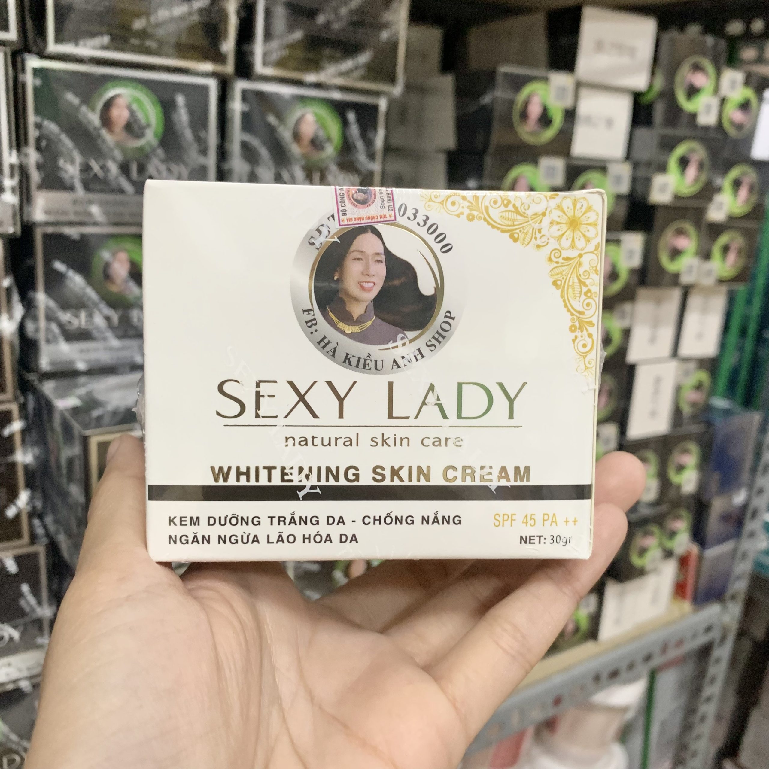 Kem Face Sexy Lady Hà Kiều Anh Shop Dưỡng Trắng Da Ngừa Lão Hóa - HKA02