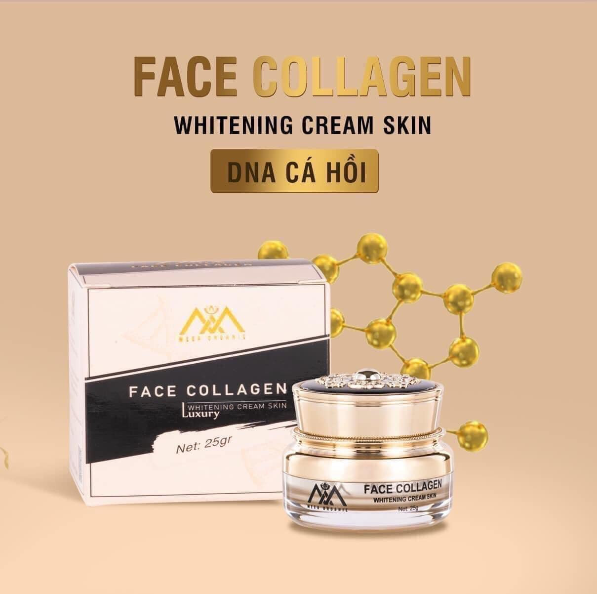 Kem Face DNA Cá Hồi Collagen Luxury MeeA Organic