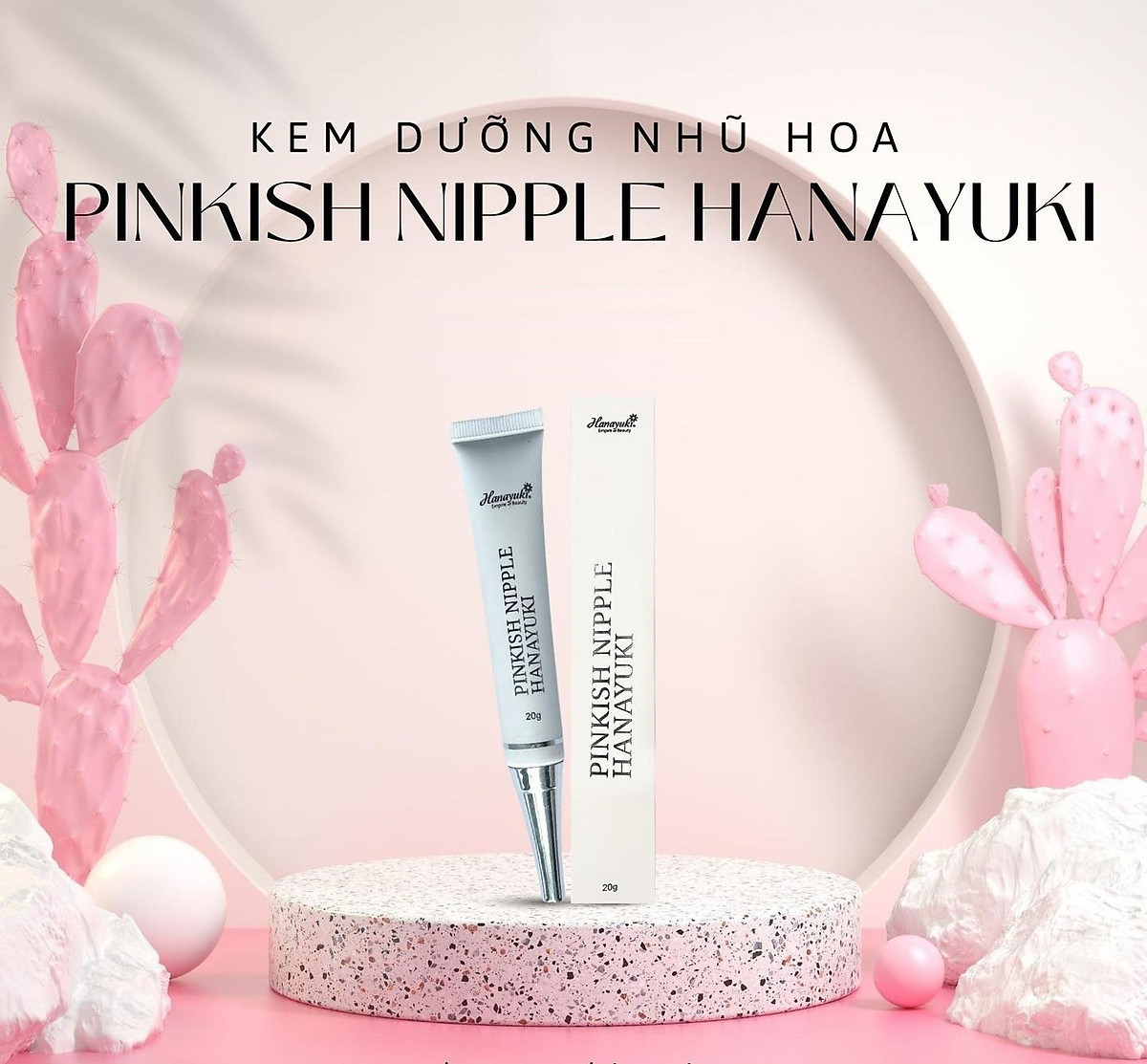 Kem Dưỡng Nhũ Hoa Hanayuki Pinkish Nipple